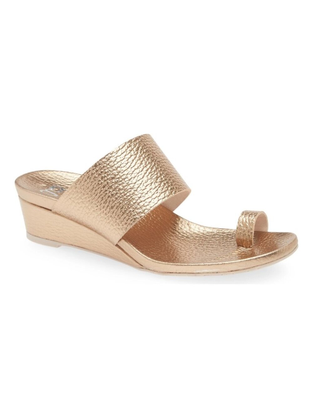 $650 PEDRO GARCIA Weilis Wedge Slide WEDGE Sandal CAVA CERVO 38 (DD16)